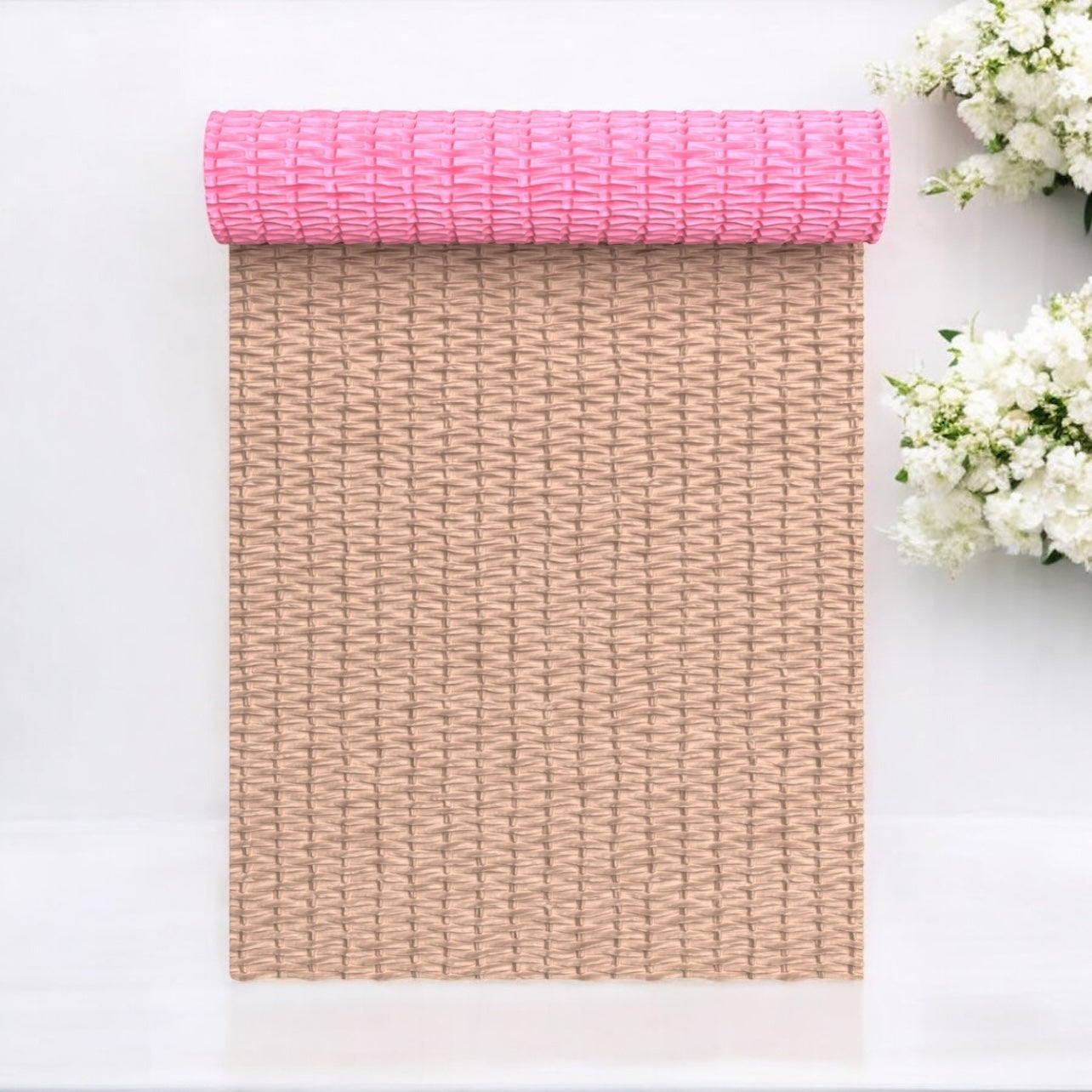 Textura roller 123 efecto mimbre para arcilla polimérica
