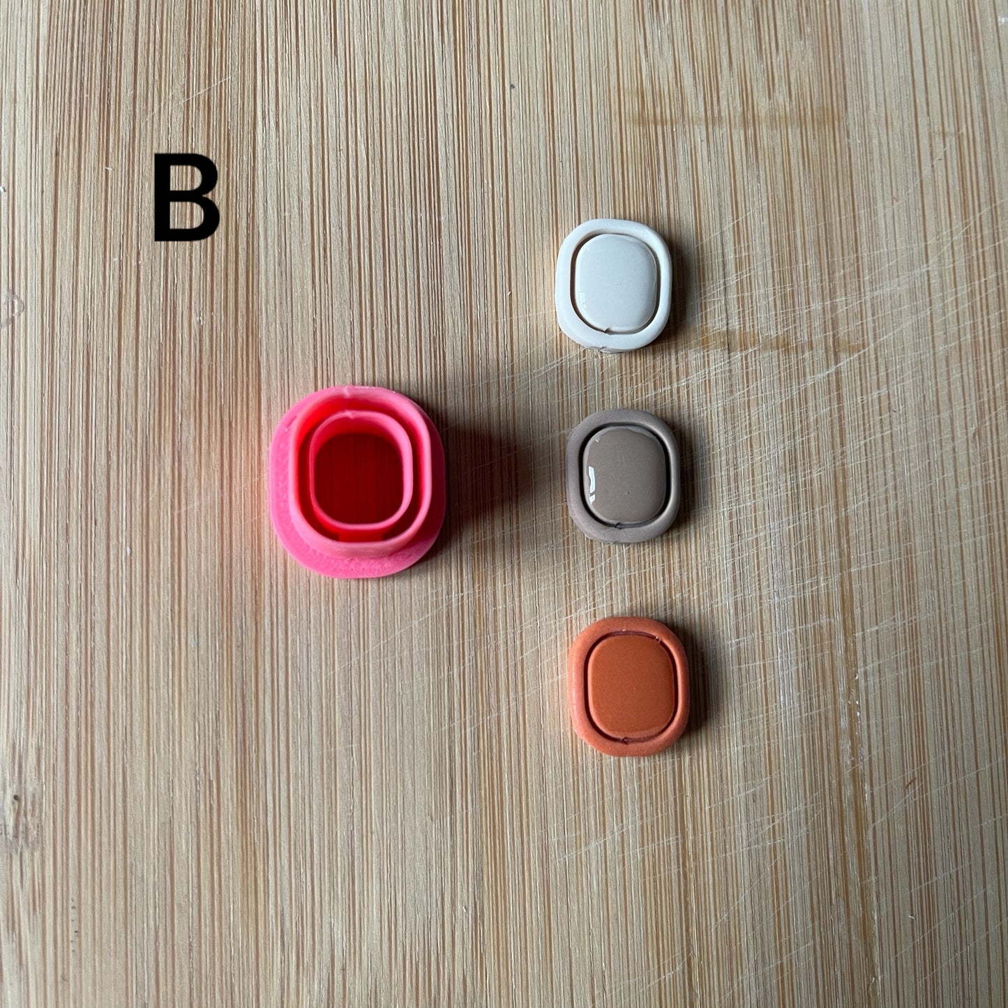 Framed mini- para hacer pendientes de arcilla polimérica