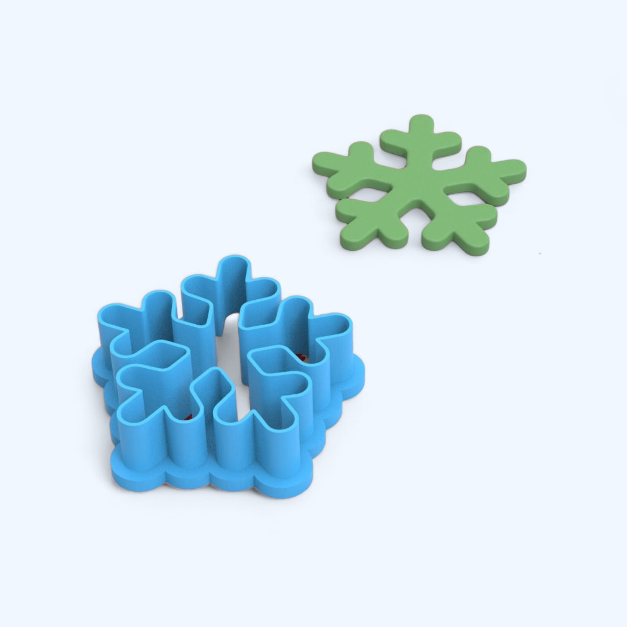 Cortador copo de nieve 3 para hacer pendientes de arcilla polimerica