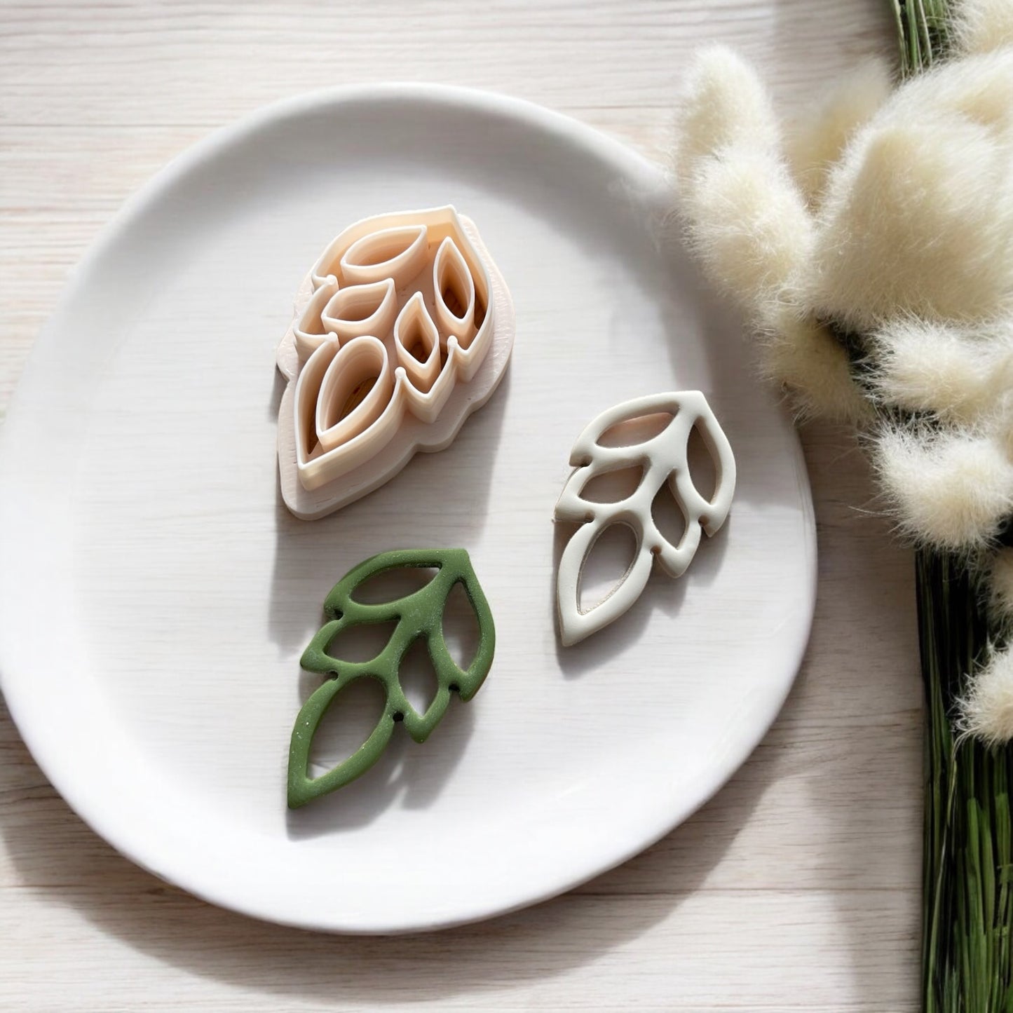 Hoja hueca 2 - Cortador para hacer pendientes de arcilla polimerica