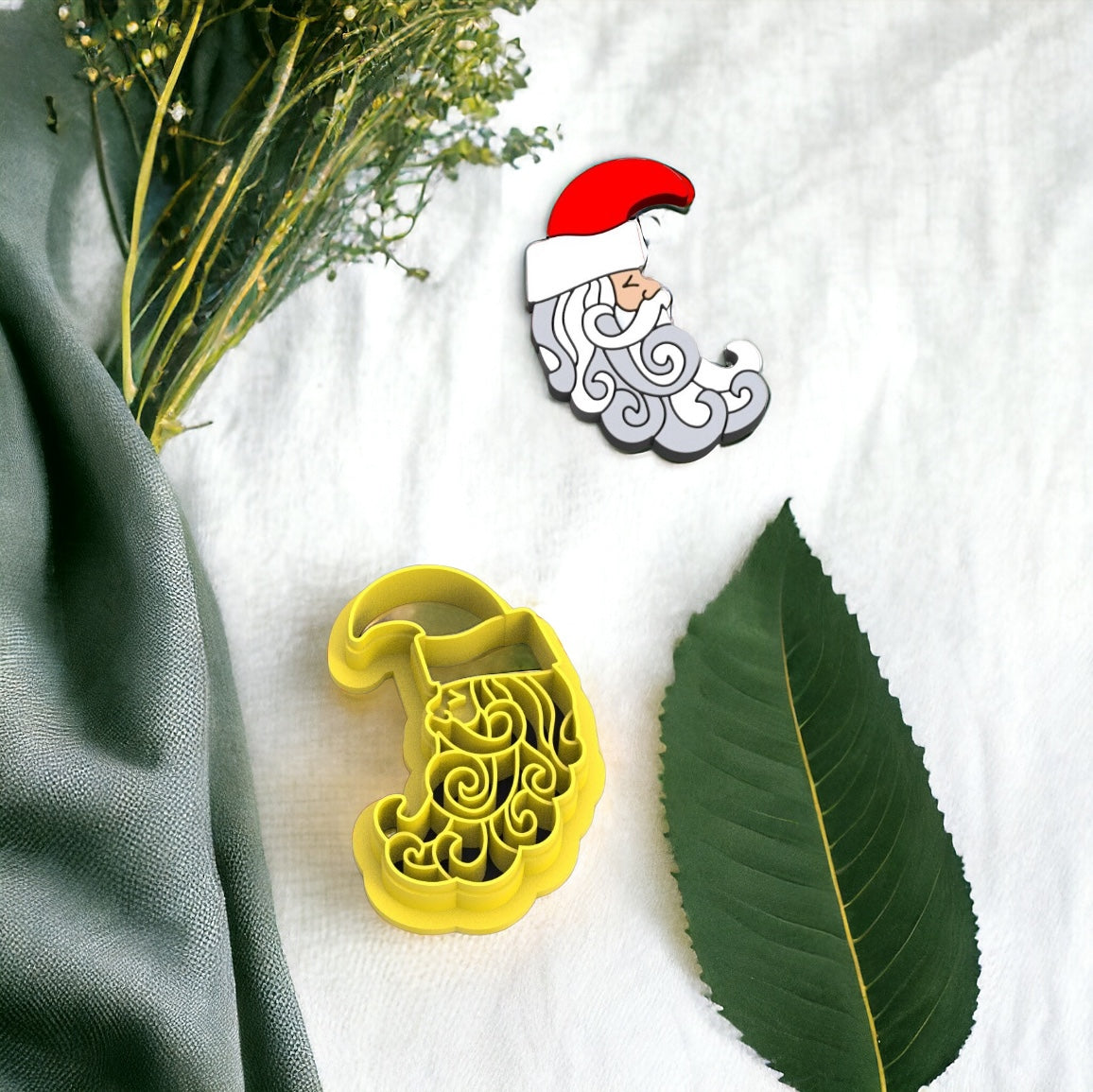 Cortador Santa Moon para fazer brincos de argila polimérica