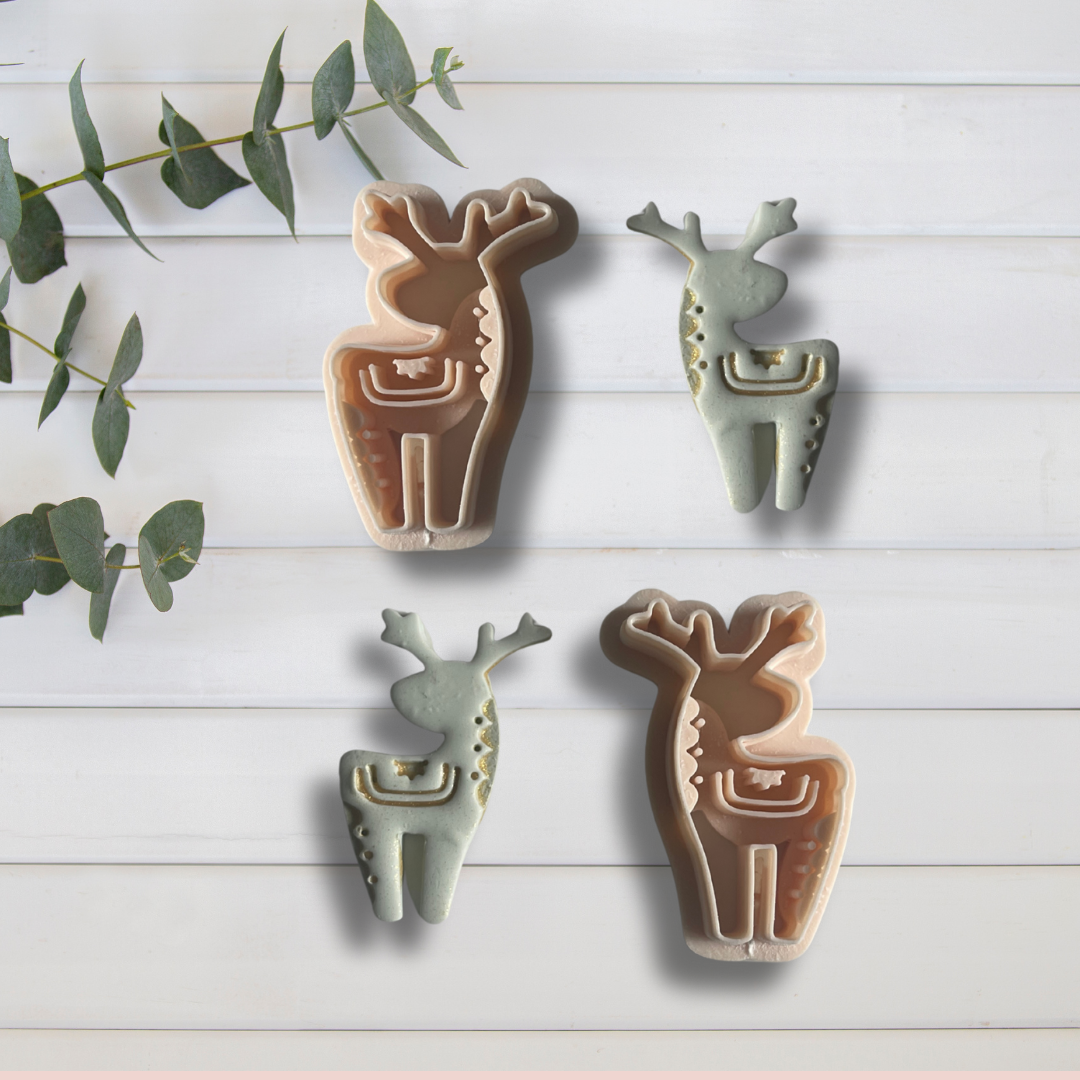 Cortador Arcilla Polimérica| Ciervo Nordico Christmas 2025338 | Minipekas