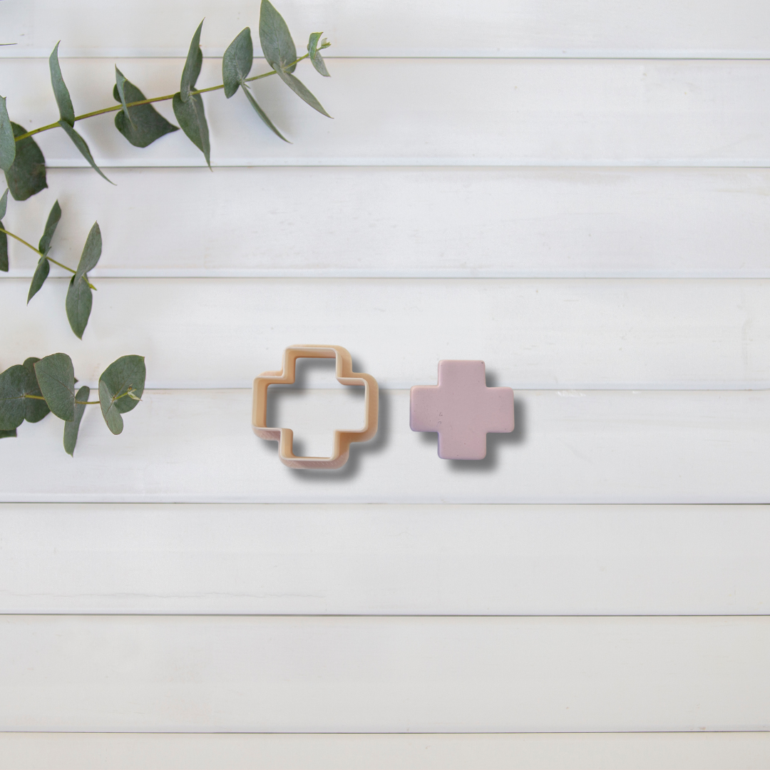 Cortador Arcilla Polimérica| Forma Basica Cruz 4 | Minipekas