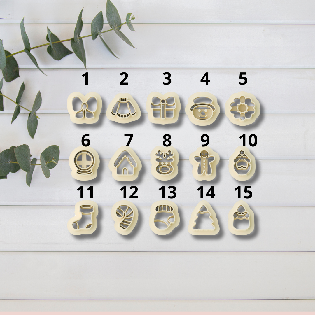 Cortador Arcilla Polimerica | Mini Navidad | Minipekas