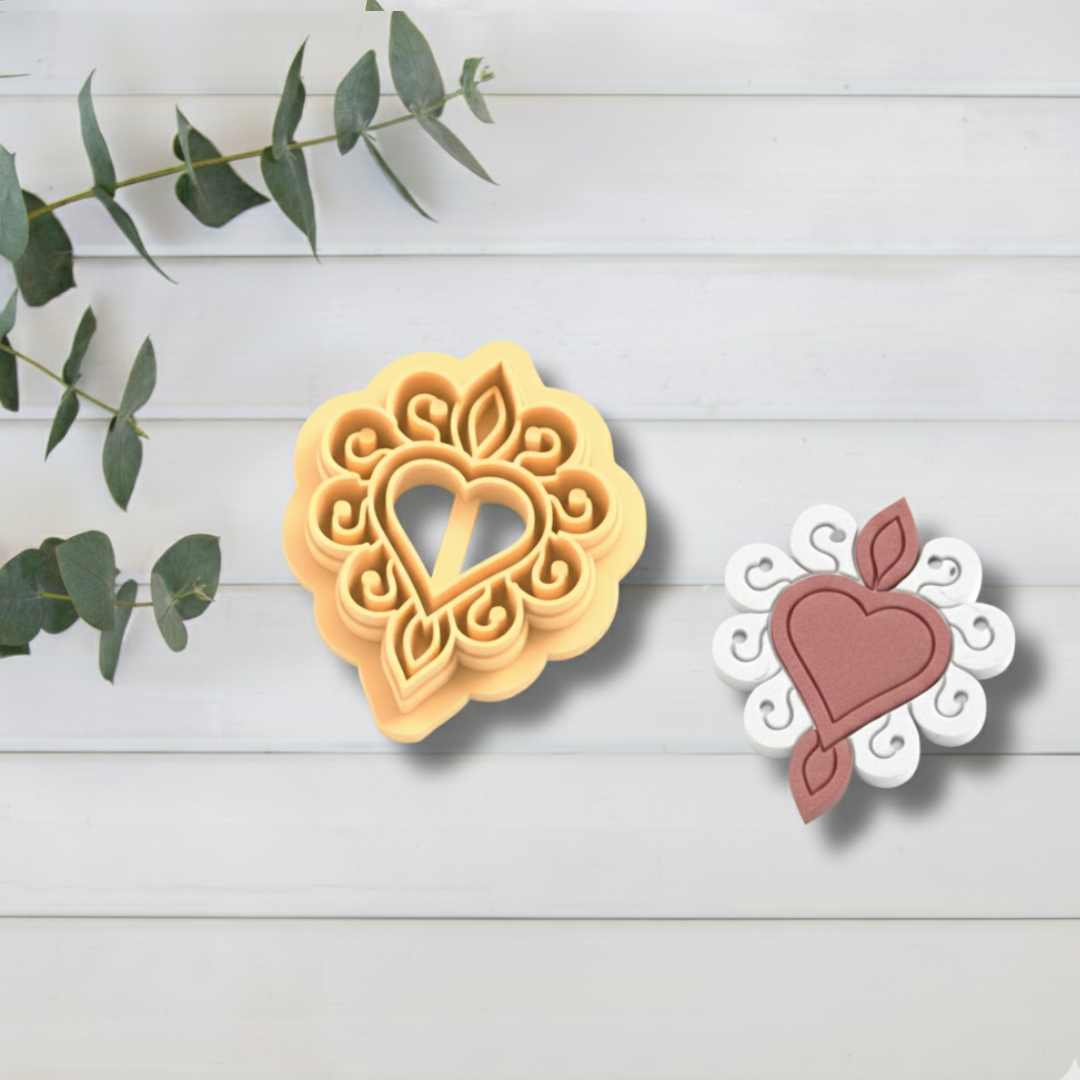 Cortador Arcilla Polimérica| Corazon boho 2025355 | Minipekas