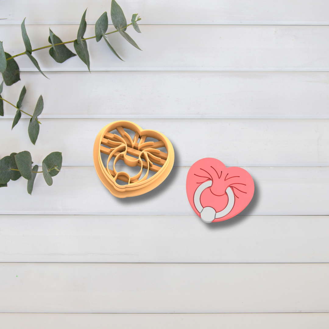 Cortador Arcilla Polimérica| Piercing corazon 2025384 | Minipekas