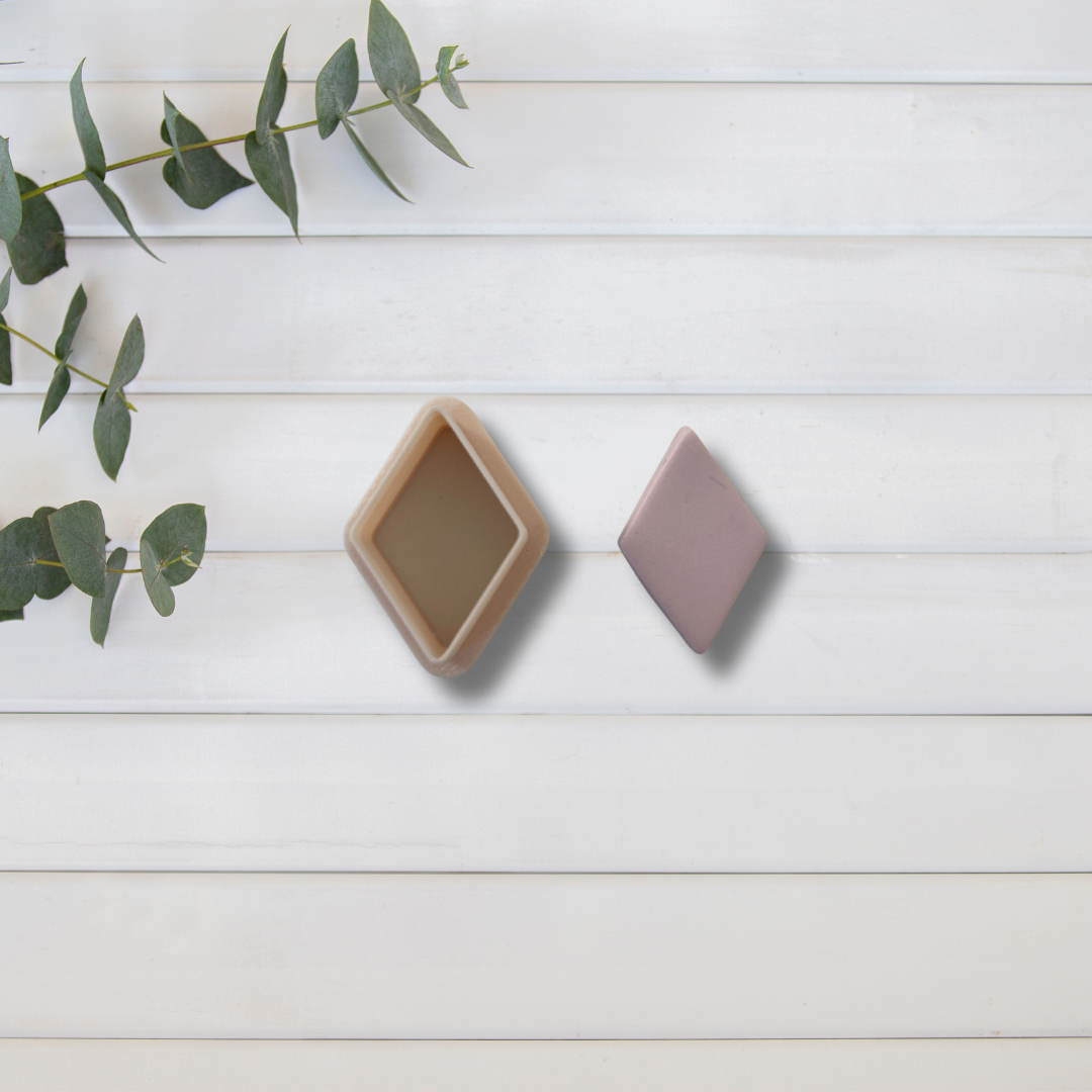 Cortador Arcilla Polimérica| Forma Basica Rombo 3 | Minipekas