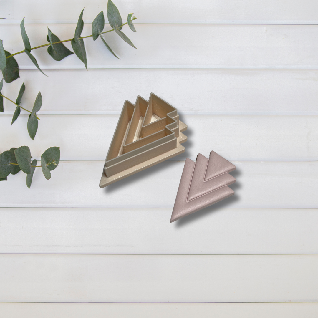 Cortador Arcilla Polimérica| Triple Triangulo 2025427 | Minipekas