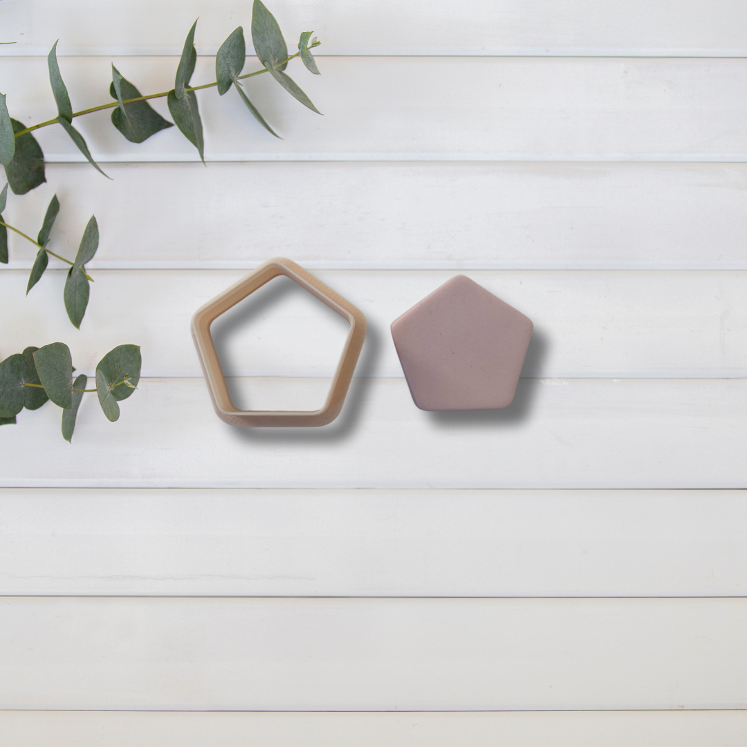 Cortador Arcilla Polimérica| Forma Basica Pentagono 5 | Minipekas