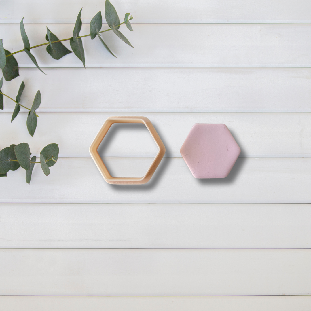 Cortador Arcilla Polimérica| Forma Basica Hexagono 9 | Minipekas