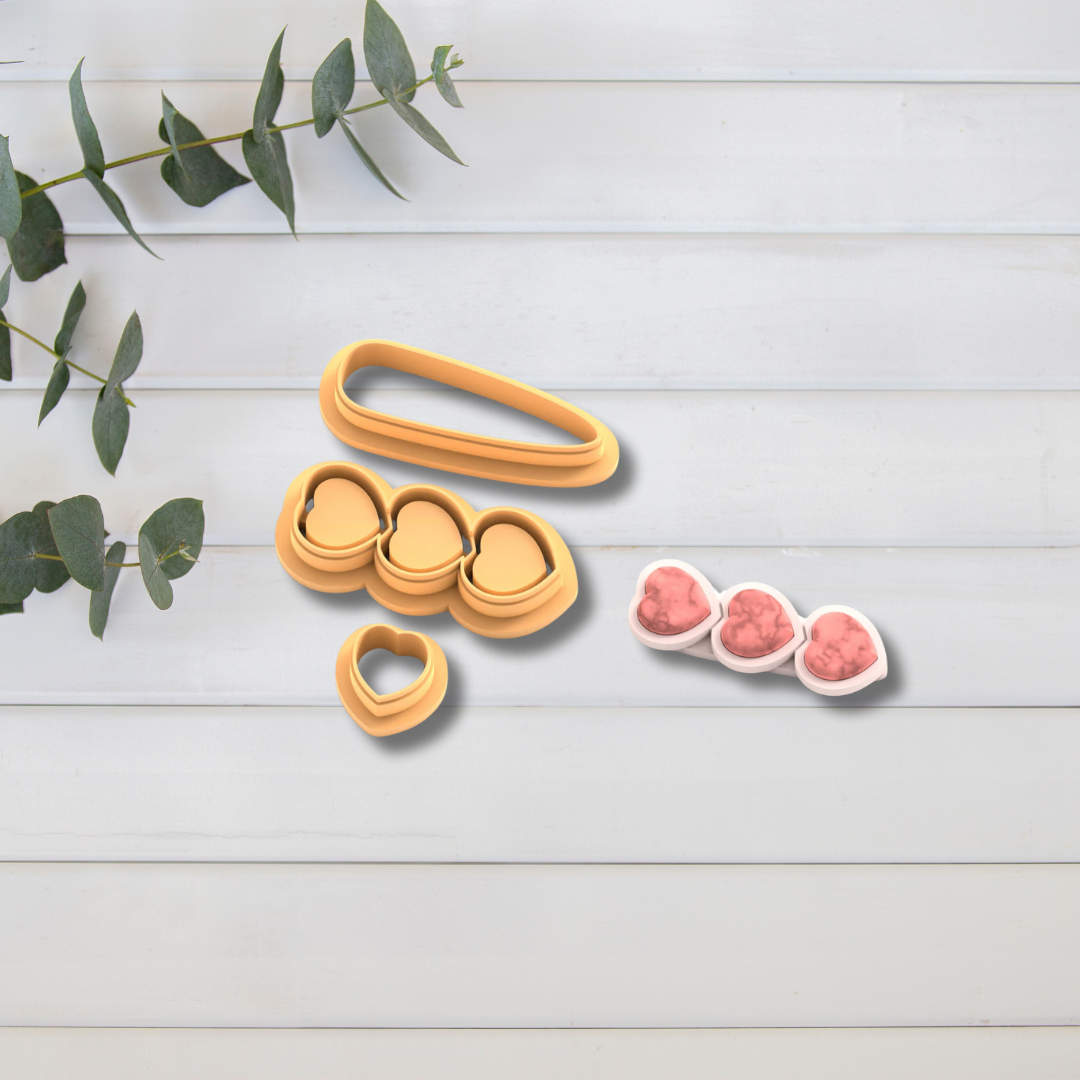 Cortador Arcilla Polimérica| Pasador Corazones 202603| Minipekas