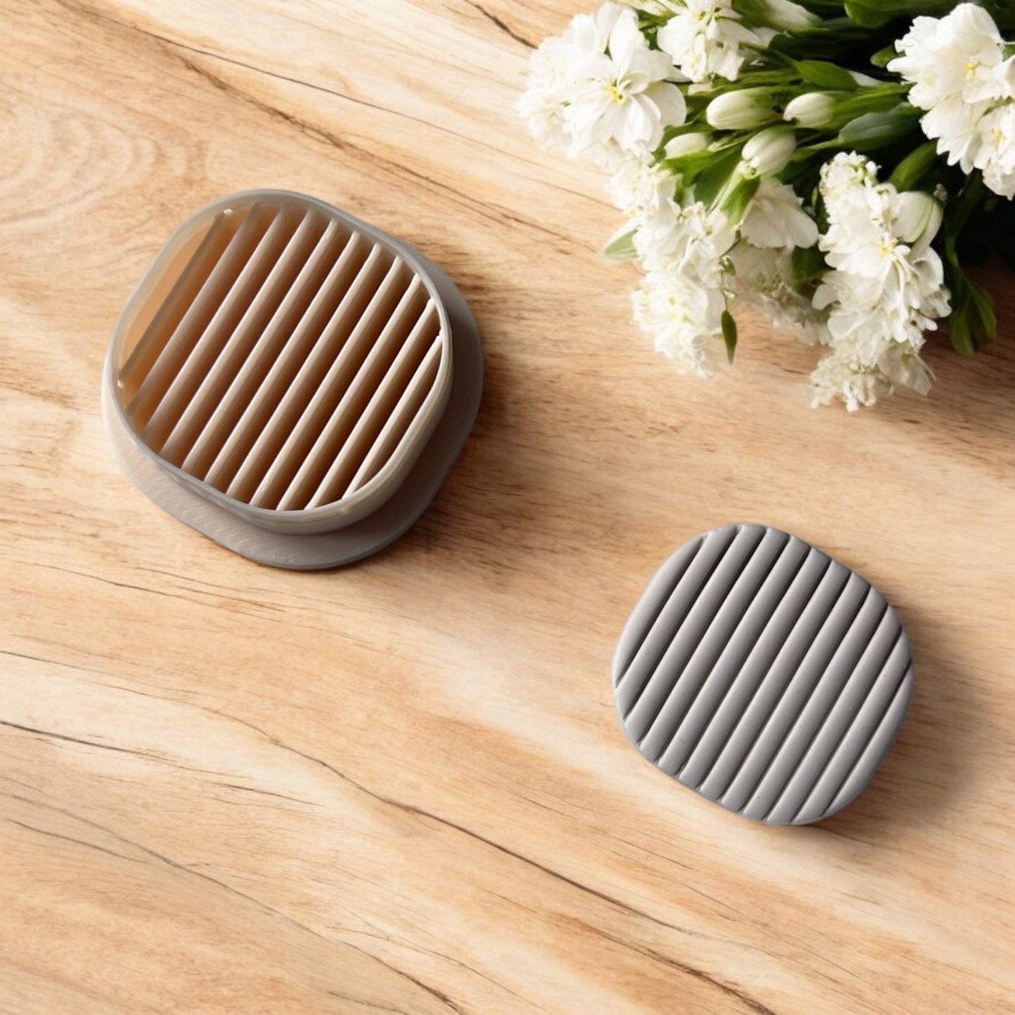 Cuadrado rayas #102 cortador  para hacer pendientes de arcilla polimerica