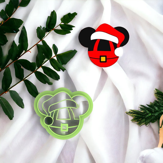 Cortador do Papai Noel para fazer brincos de argila polimérica