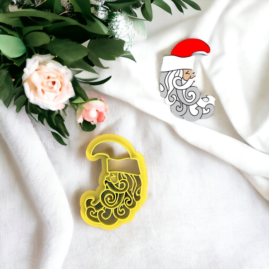 Cortador Santa Moon para fazer brincos de argila polimérica