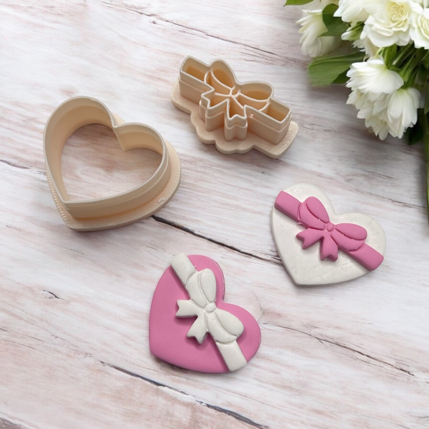 Corazon Caja Chocolate 4 - Cortadorpara hacer pendientes de arcilla polimérica