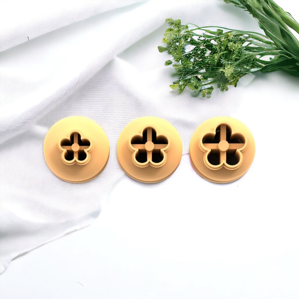 Cortador mini margarita para hacer pendientes de arcilla polimérica