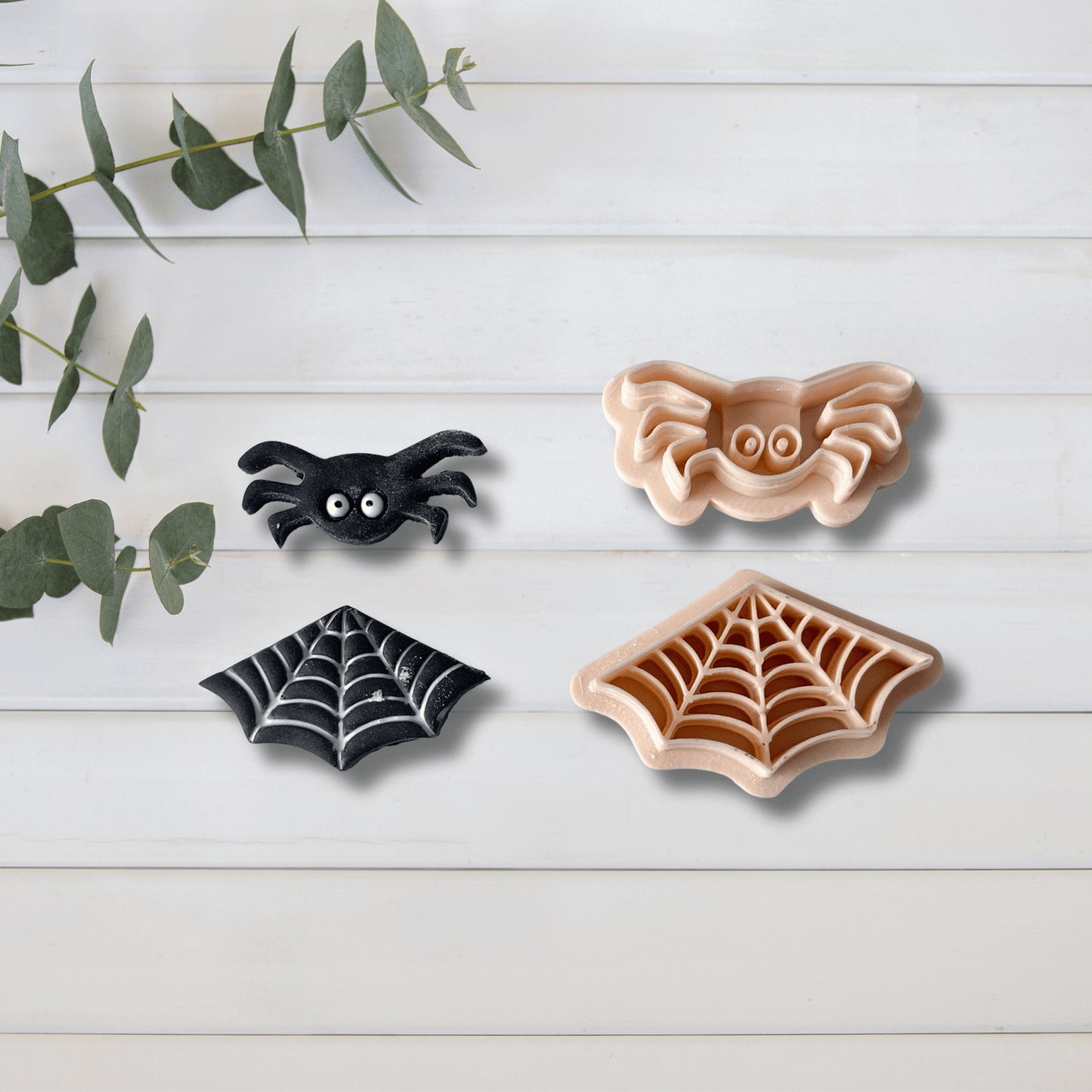 Cortador Arcilla Polimérica| Araña y TelaHalloween 202542 | Minipekas