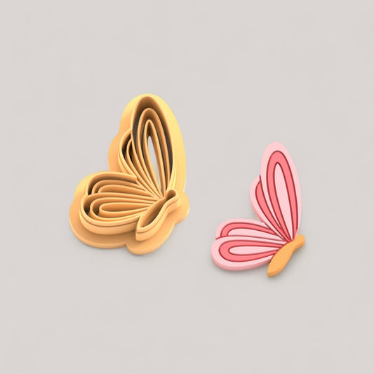 Cortador de argila de polímero Butterfly Spring