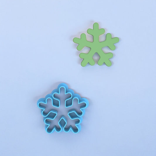 Cortador copo de nieve 3 para hacer pendientes de arcilla polimerica