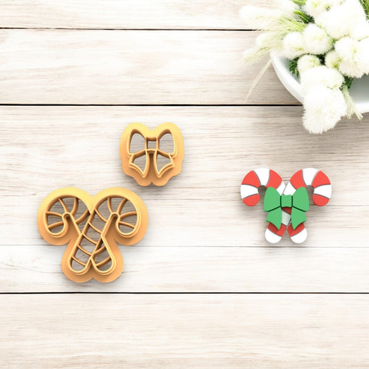 Cortador piruleta de navidad A para hacer pendientes de arcilla polimerica