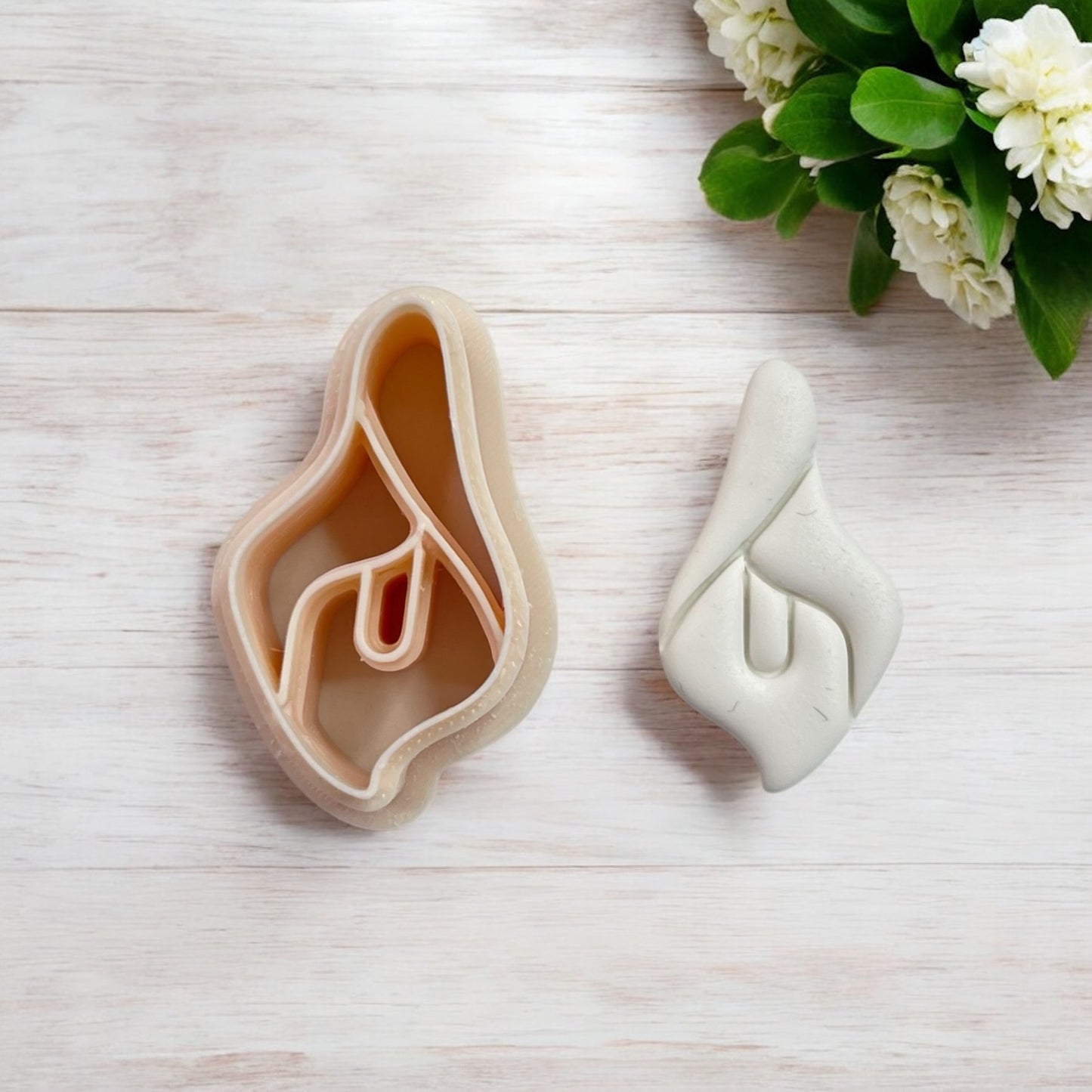 Flor cala cortador para arcilla polimerica