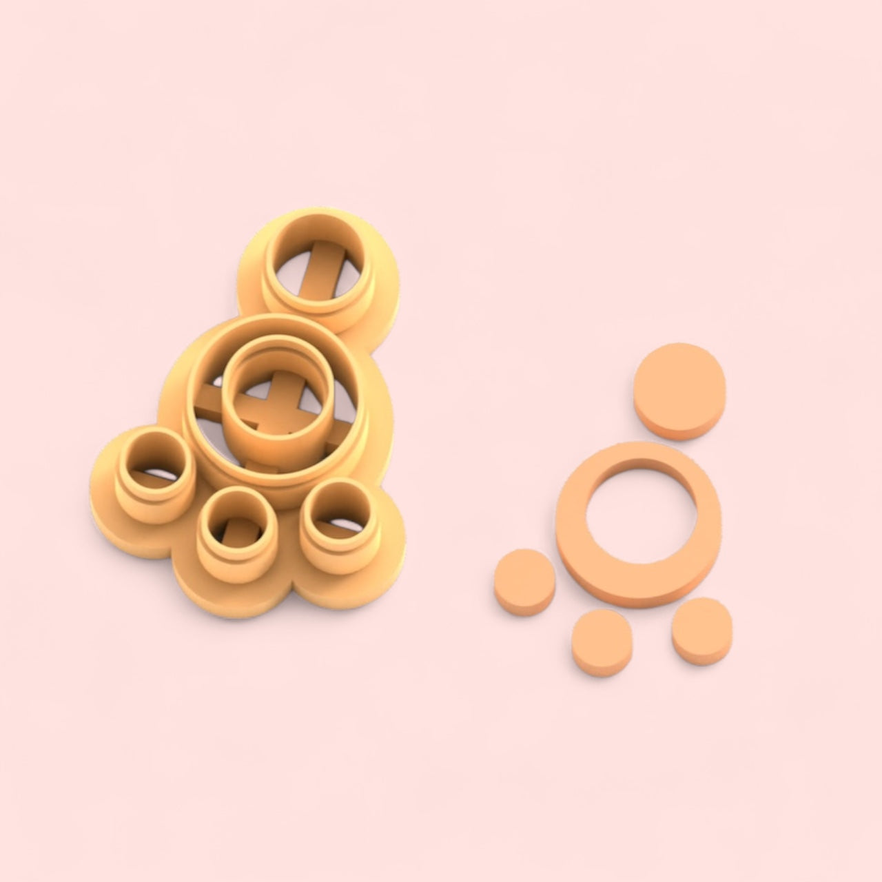 Boho combo 1 cortador para arcilla polimerica