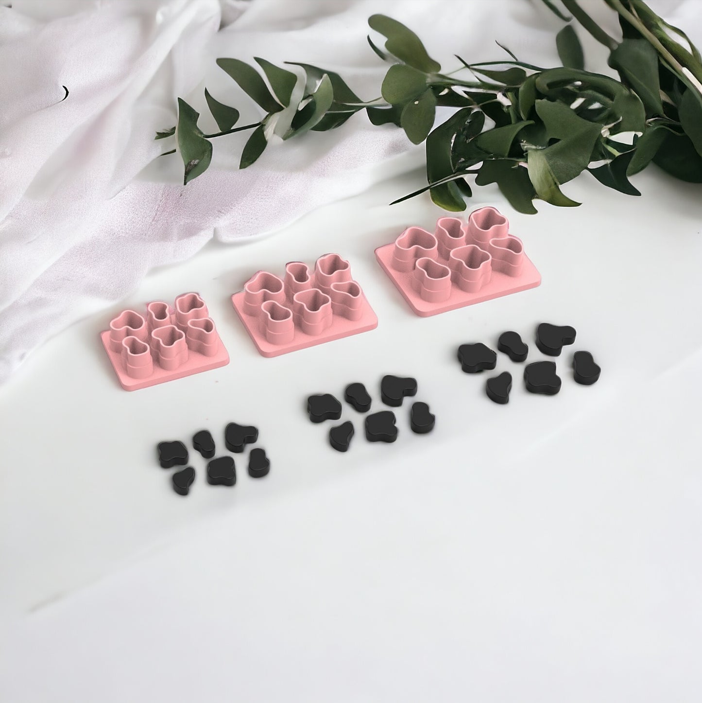 Cortador manchas vaca para hacer pendientes de arcilla polimérica