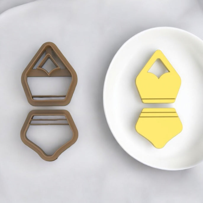 Bikini– Cortador para hacer pendientes de arcilla polimérica.