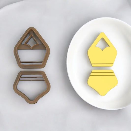 Bikini– Cortador para hacer pendientes de arcilla polimérica.