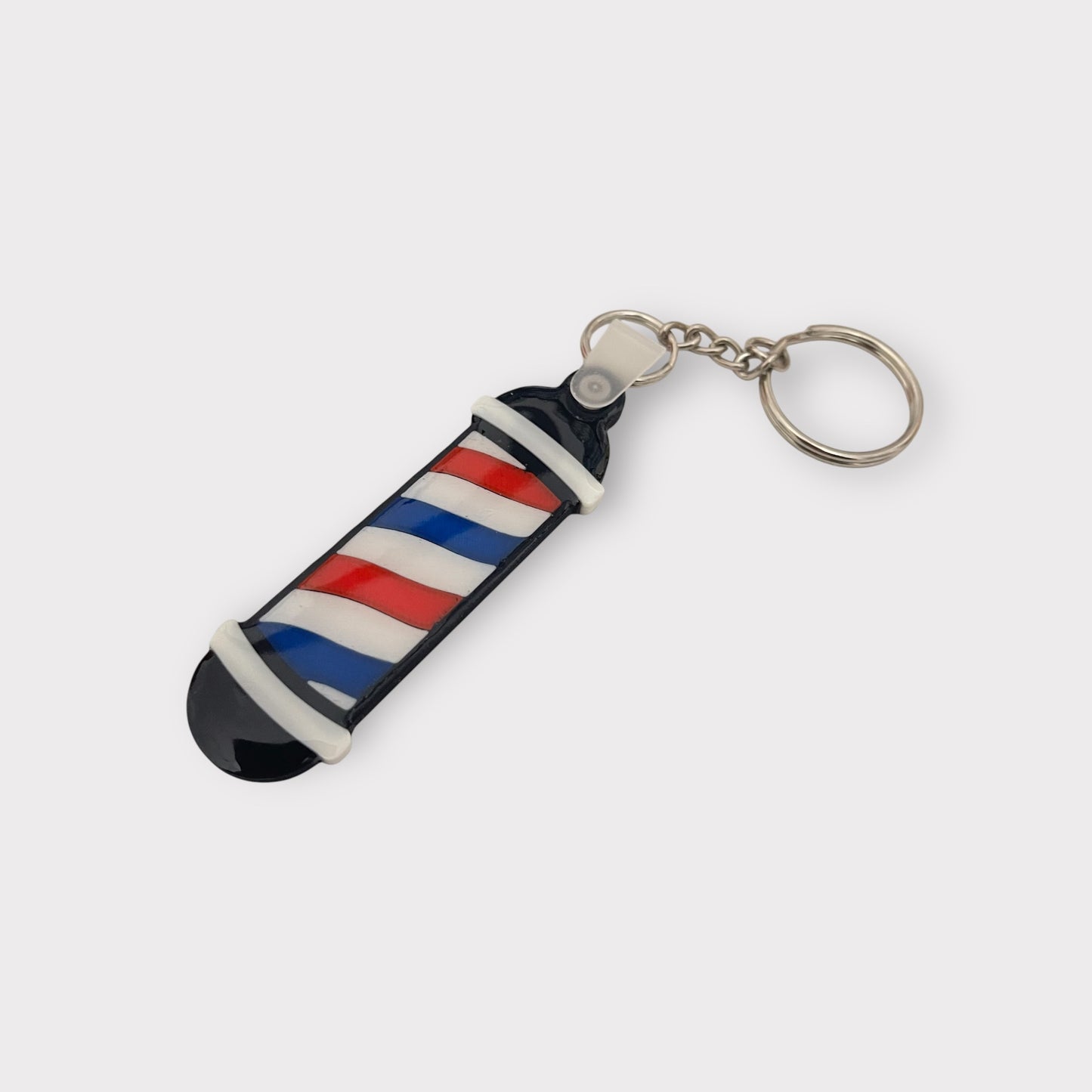 Llavero NFC personalizado con logo barberia , tarjeta de presentación digital, instagram, facebook, llavero NFC para redes sociales.
