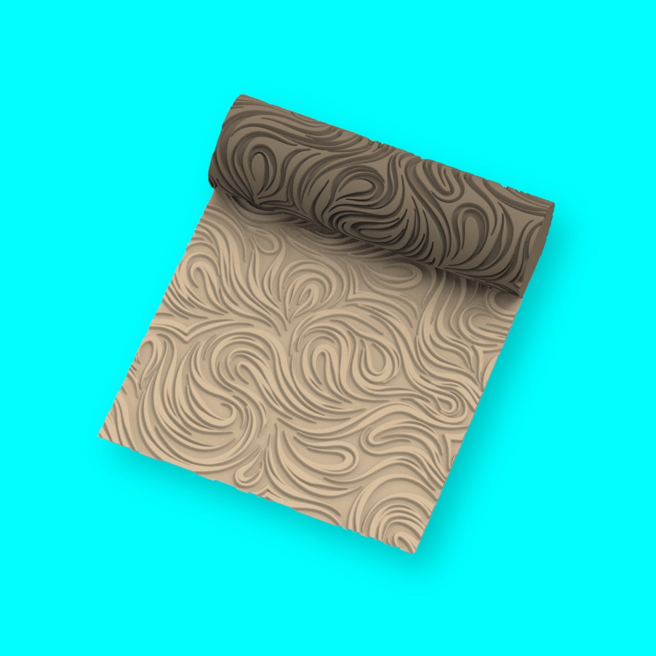 25-Rodillo textura linea de flujo para arcilla polimérica