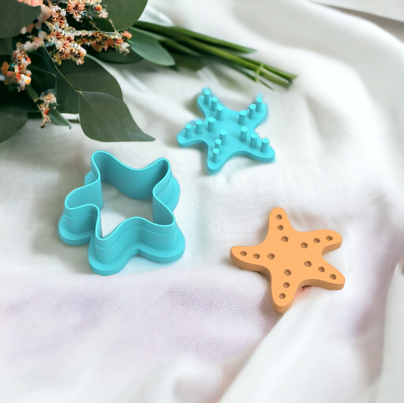 Estrella de Mar – Cortador para hacer pendientes de arcilla polimérica.