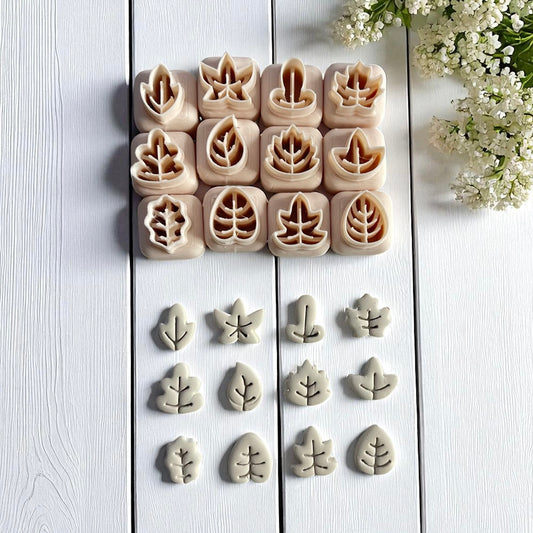 Mini Cortadores Arcilla Polimérica |  Set Mini Hojas  | Minipekas