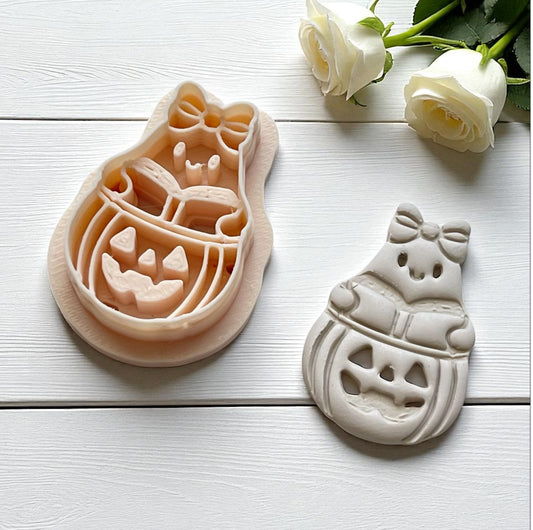 Cortador Arcilla Polimérica| Fantasma calabaza 2507 | Minipekas