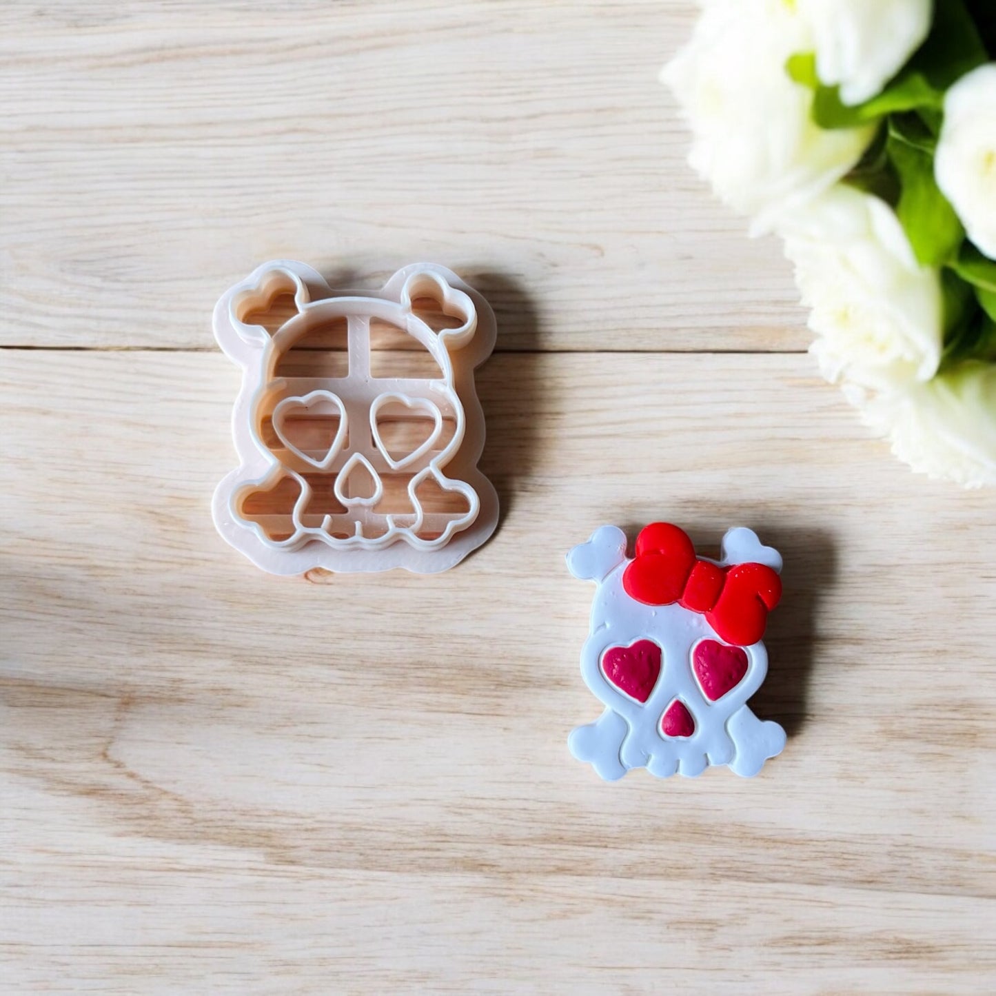 Cortador Arcilla Polimerica | Calavera San Valentín