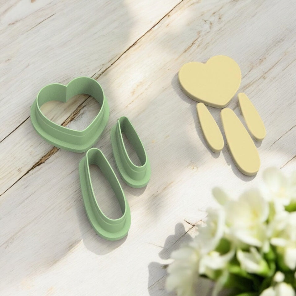 Combo corazón 13 A - Cortador para arcilla polimérica