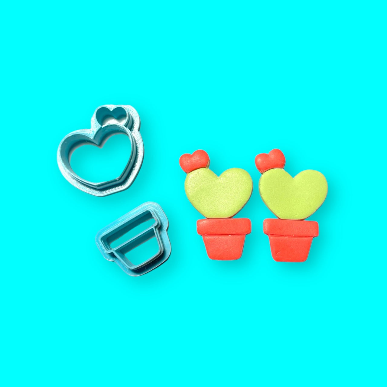 Cacto cortador de argila de polímero