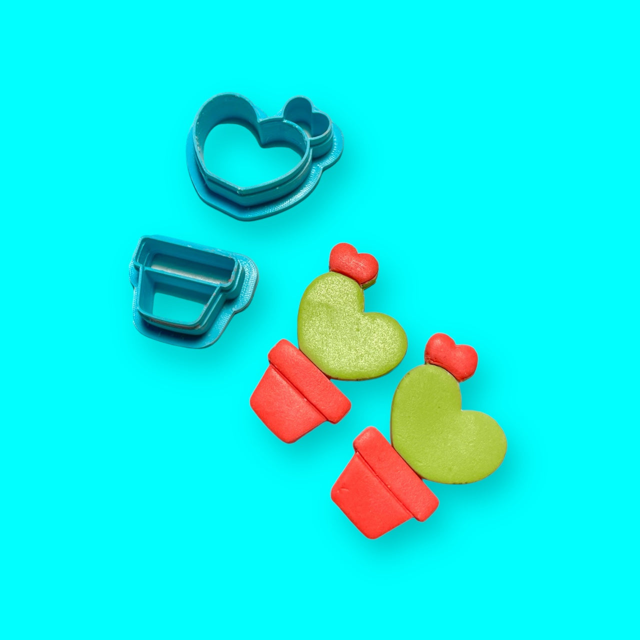 Cacto cortador de argila de polímero