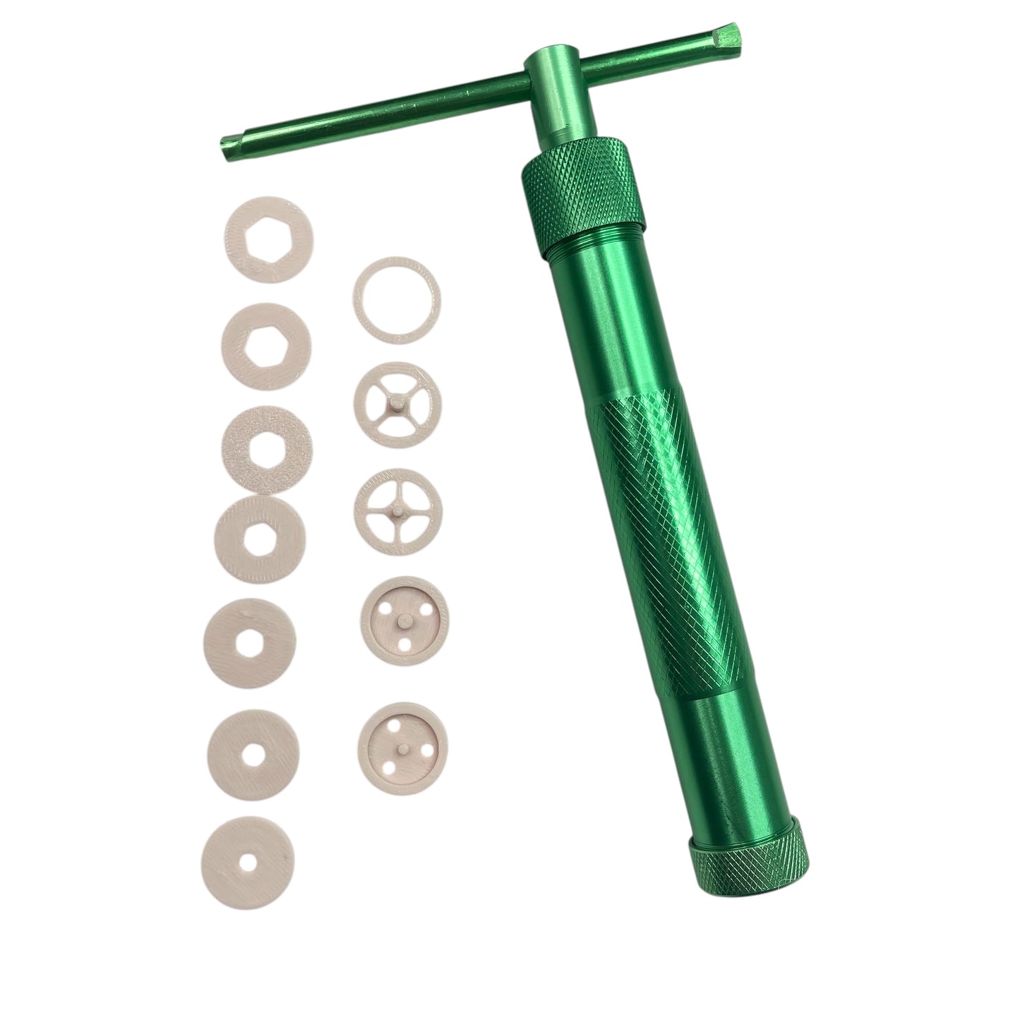 Pack discos extrusora hexágono para hacer pendientes de arcilla polimérica