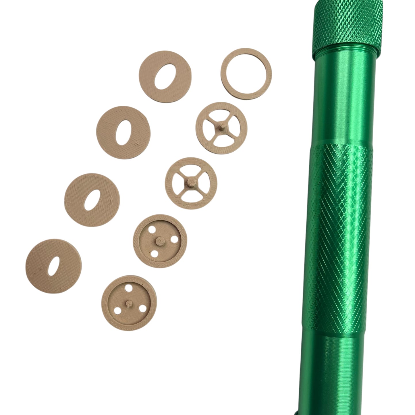 Pack discos extrusora oval para hacer pendientes de arcilla polimérica