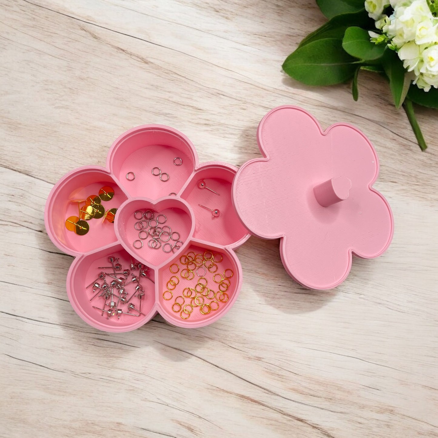 Joyero flor organizador