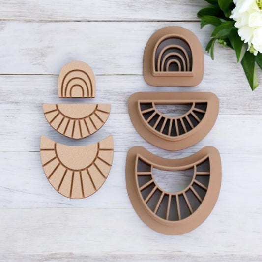 Cortador para arcilla polimérica Boho Arch Geometric