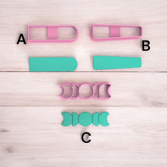 Pinos cortadores de argila de polímero