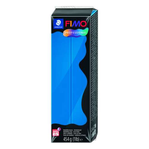Fimo profesional  azul 300 arcilla polimerica 454g- 1 lb