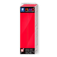 Fimo profesional rojo 200 arcilla polimerica 454g- 1 lb