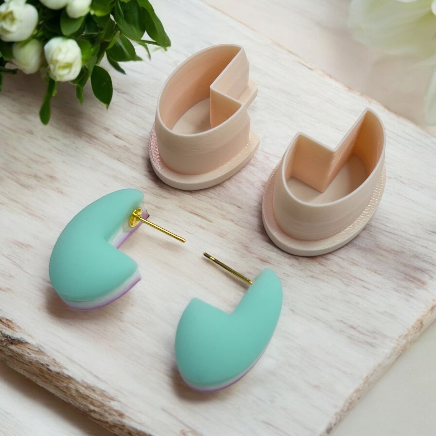 Ovalo Aro Cutter Para Arcilla Polimérica