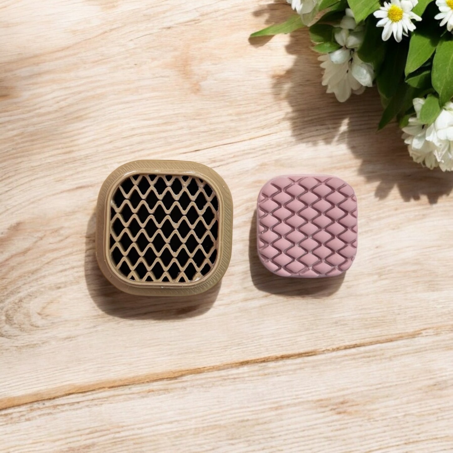 Cuadrado rombos 694-4cortador para arcilla polimerica