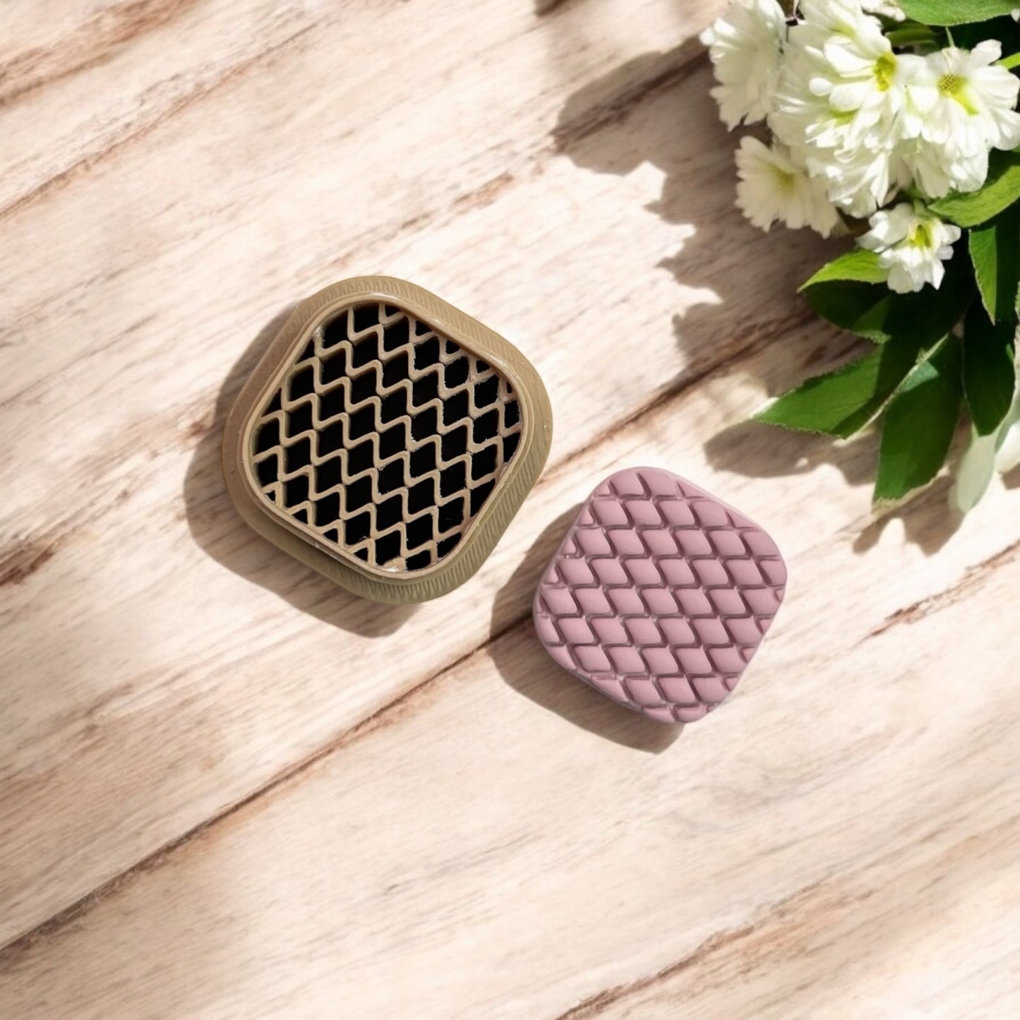 Cuadrado rombos 694-4cortador para arcilla polimerica