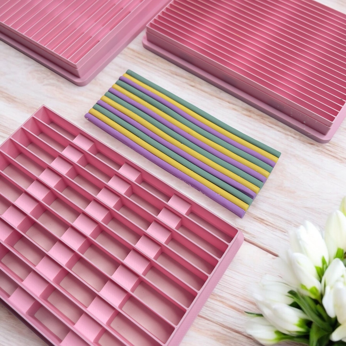 Guia para hacer rayas en arcilla polimerica