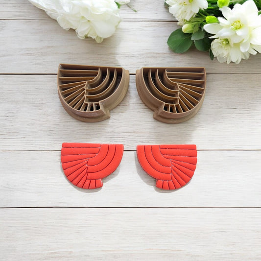 Concha abstracta cortador para arcilla polimerica